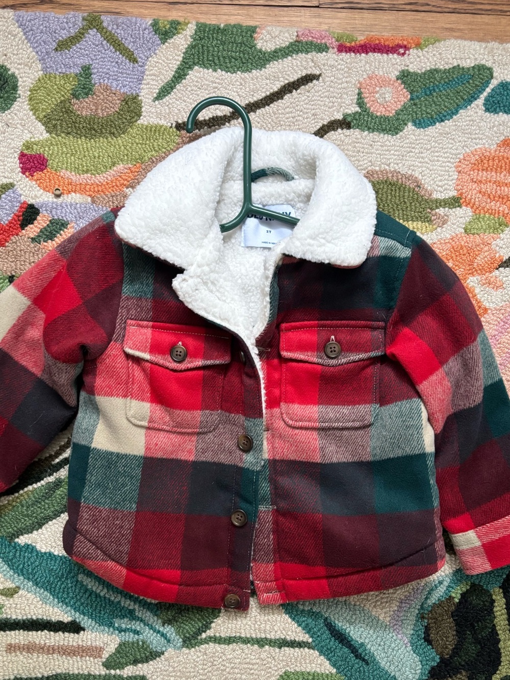 Old Navy flannel coat